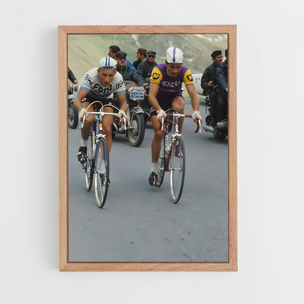 Poster Jacques de anquetil – affiche Cyclisme (vue 4)